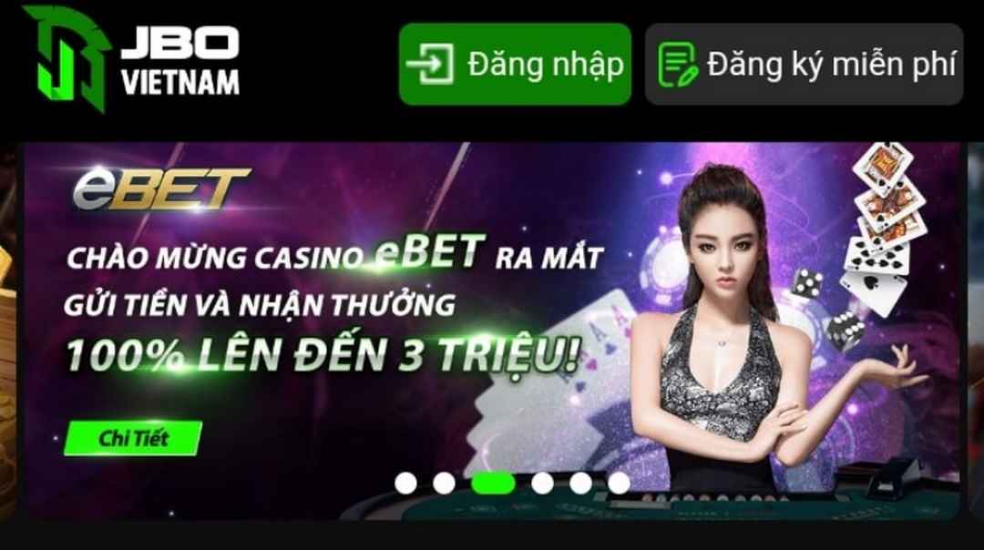 Sòng bài casino trực tuyến của Jbovietnam